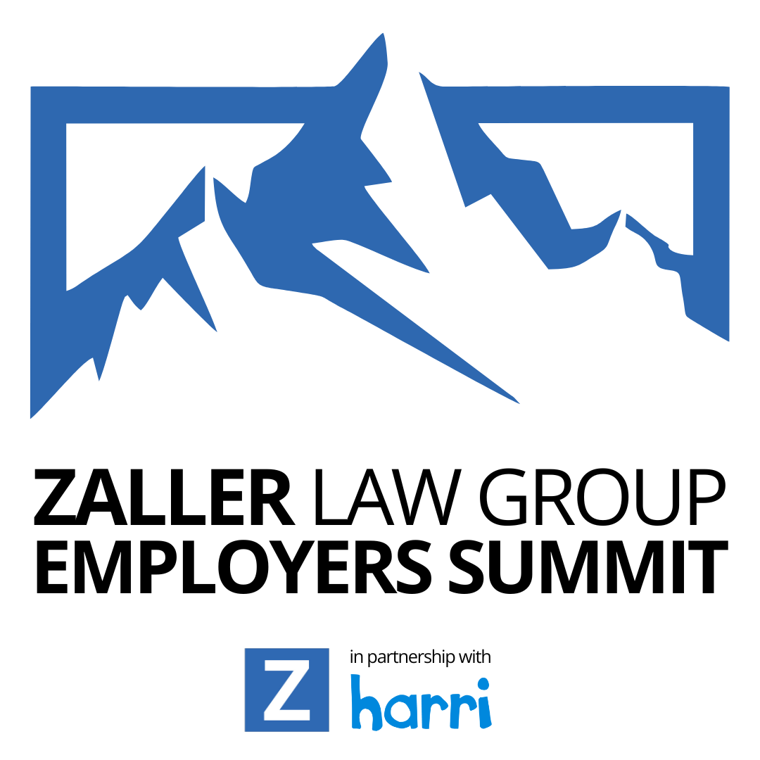 Logo of ZLG Employers Summit in partnership with Harri